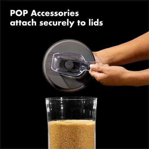 Steel 3-Piece POP Round Canister Graduated Set