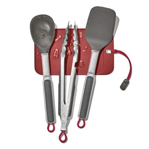 OXO Outdoor 4 -Piece Camp Stove Cooking Set