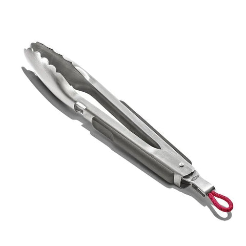 OXO Outdoor 10.5in Camp Stove Tongs with Bottle Opener