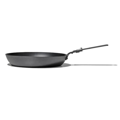 Outdoor 12-inch Carbon Steel Pan with Removable Handle