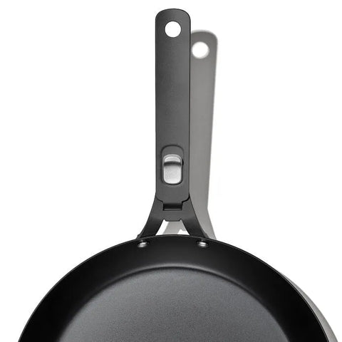 Outdoor 12-inch Carbon Steel Pan with Removable Handle