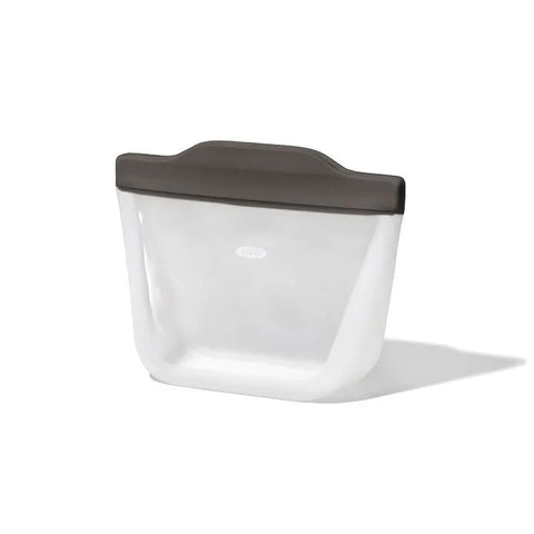 Outdoor Silicone Reusable Stand Up Snack Bag (12 oz)