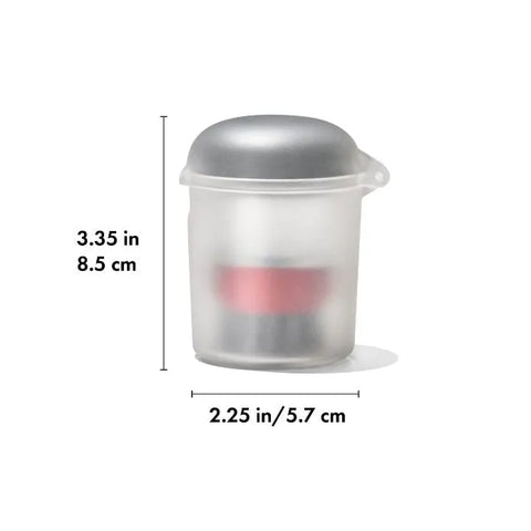 Outdoor Soap Dispensing Dish Brush with Storage Case