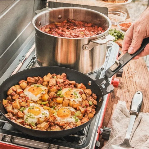Outdoor Camp Cookware Set with Travel Bag