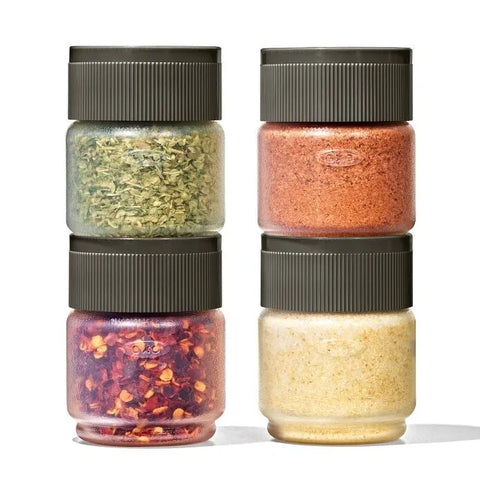 Outdoor 7-Piece Spice Shaker & Squeeze Bottle Set