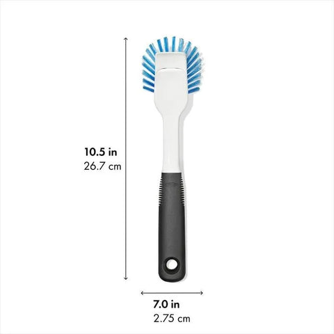 Nylon Bristle Dish Brush with Refills
