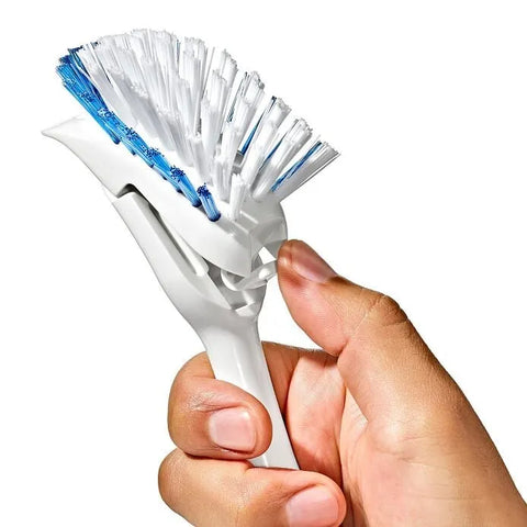 Nylon Bristle Dish Brush with Refills
