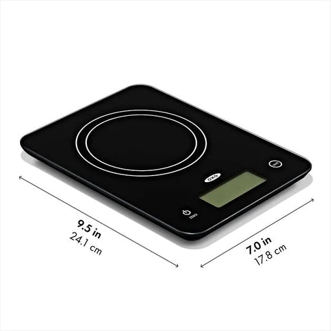 OXO Good Grips 22 lb Everyday Glass Food Scale