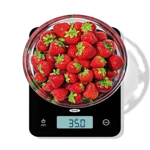 OXO Good Grips 22 lb Everyday Glass Food Scale
