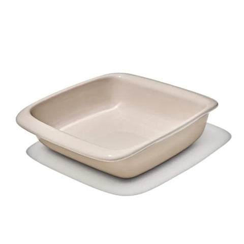 OXO Good Grips 2 Qt Square Stoneware Baking Dish – Biscuit