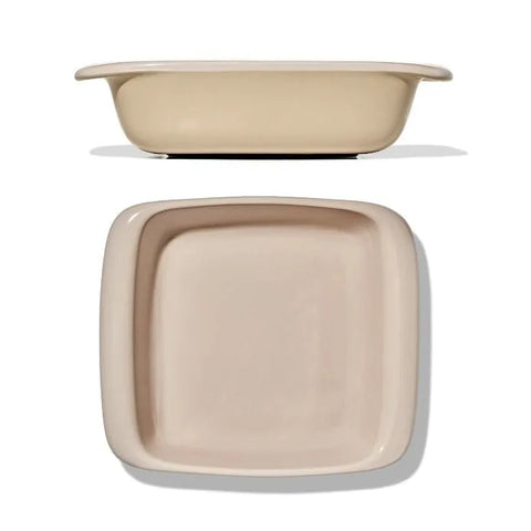 OXO Good Grips 2 Qt Square Stoneware Baking Dish – Biscuit