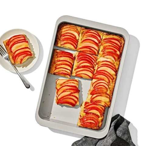 Non-Stick Pro Ceramic Coated Metal Bakeware 9” x 13” Cake Pan – Storm Blue