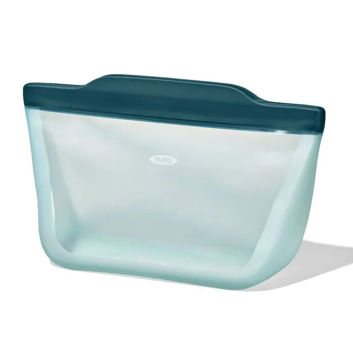 Silicone Reusable Bag - Stand-Up Quart (32 oz) - Lagoon