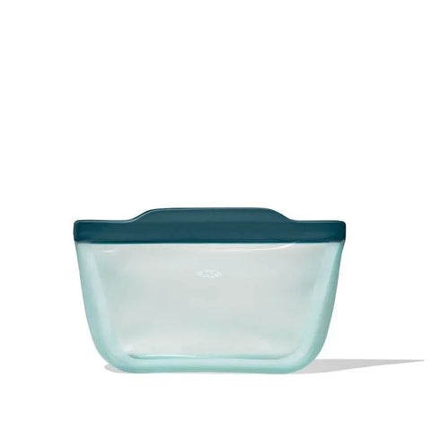 Silicone Reusable Bag - Stand-Up Quart (32 oz) - Lagoon
