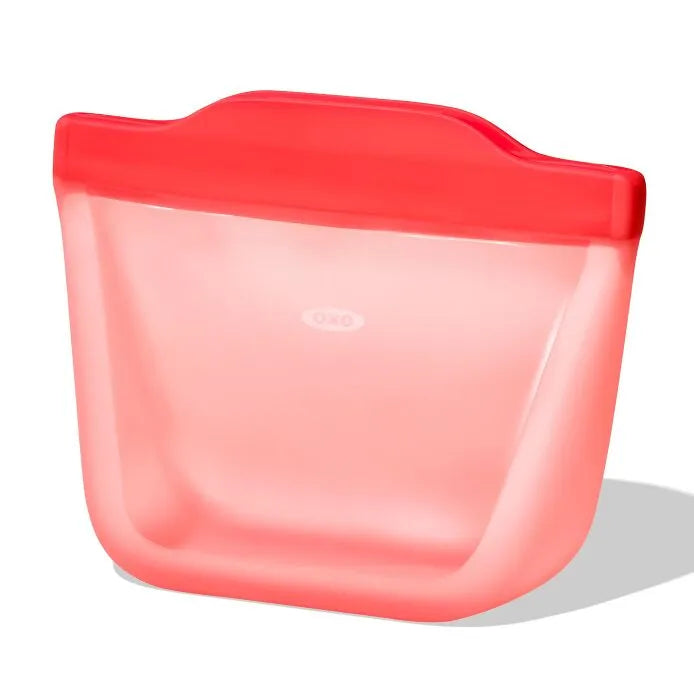 Silicone Reusable Bag - Stand-Up Snack (12 oz) – Watermelon