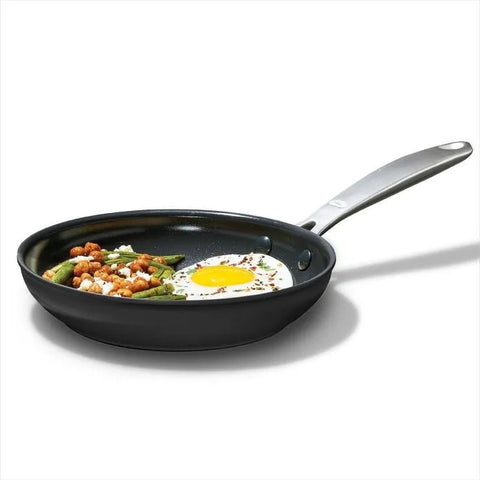 Enhanced Non-Stick 2-Piece Frypan Set — Black