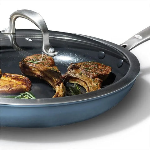Enhanced 12" Frypan with Lid – Storm Blue
