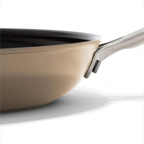 Enhanced 12" Frypan with Lid – Biscuit