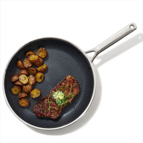 Trident Hybrid Non-Stick Stainless Steel 12 in Fry Pan