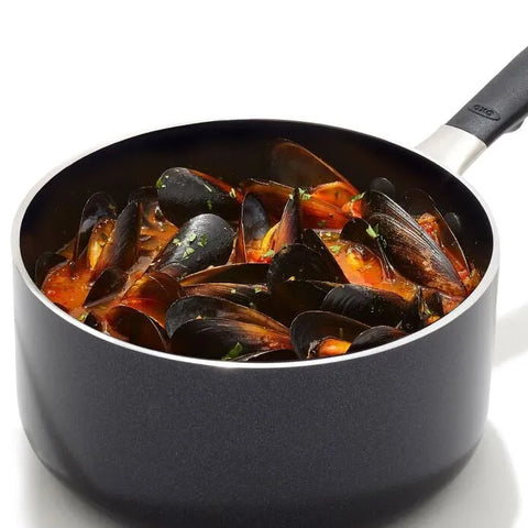 OXO Stainless Steel Everyday 1.6 qt Saucepan with Lid
