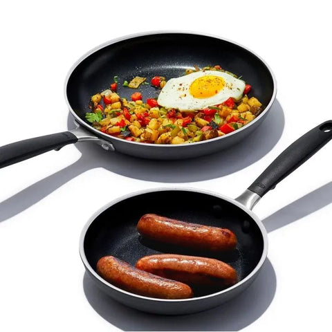 OXO Stainless Steel Everyday 2-Piece Frypan Set
