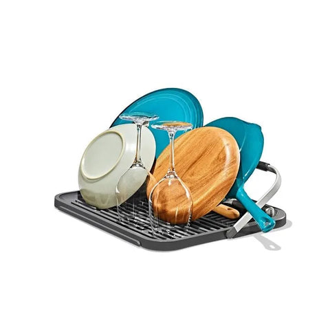 OXO Good Grips Compact Drying Rack with Dish Rest