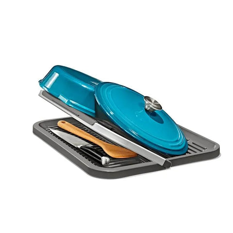 OXO Good Grips Compact Drying Rack with Dish Rest
