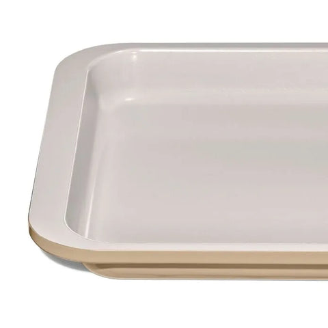 Non-Stick Pro Ceramic Coated Metal Bakeware Half Sheet Pan - Biscuit