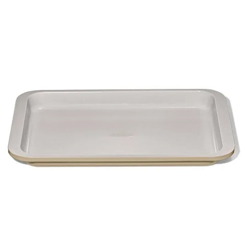 Non-Stick Pro Ceramic Coated Metal Bakeware Quarter Sheet Pan - Biscuit