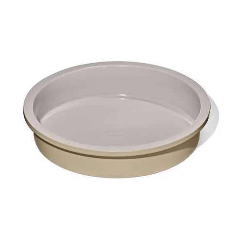 Non-Stick Pro Ceramic Coated Metal Bakeware 9" Round Cake Pan - Biscuit