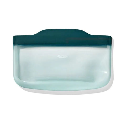 Silicone Reusable Bag - Snack Bag (12 oz) - Lagoon