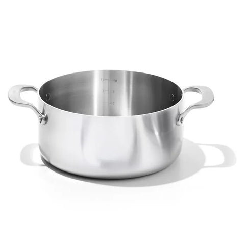 Stainless Steel Mira Series 5.2qt Casserole And Lid