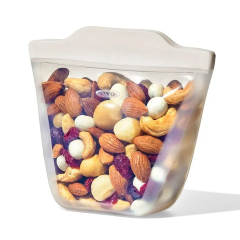 Silicone Reusable Bag - Stand-Up Cup (8 oz) - Oat