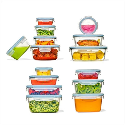30-Piece Smart Seal Container Set - Arctic Blue