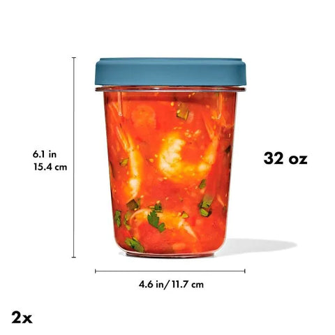 Twist & Stack Container (32 oz) – 2-Pack