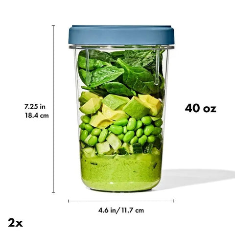 Twist & Stack Container (40 oz) - 2-Pack