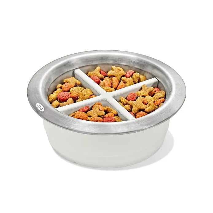 OXO Pet Easy-Clean Slow Feeder - Medium, 2 Cups/489 mL