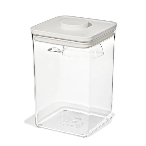 OXO Pet POP Container with Scoop — Big Square Medium — 4.4 Qt/4.2 L