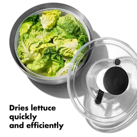 Steel Salad Spinner