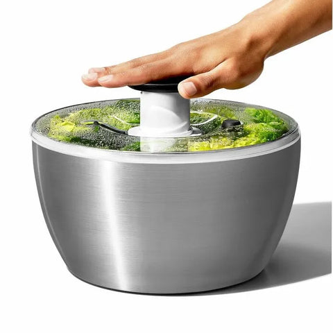 Steel Salad Spinner