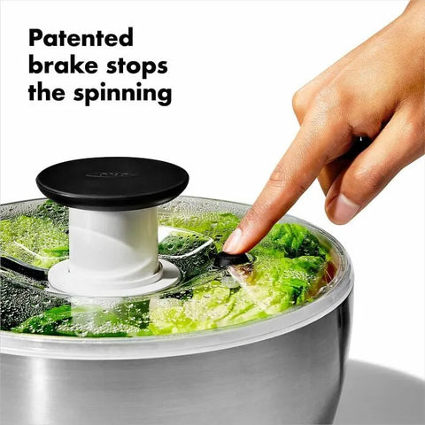 Steel Salad Spinner