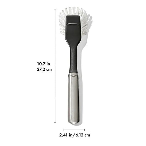 Steel Dish Brush with Replaceable Head