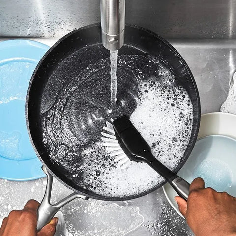 Steel Dish Brush with Replaceable Head