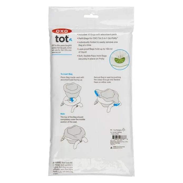 2-in-1 Go Potty™ Refill Bags - 10 Pack