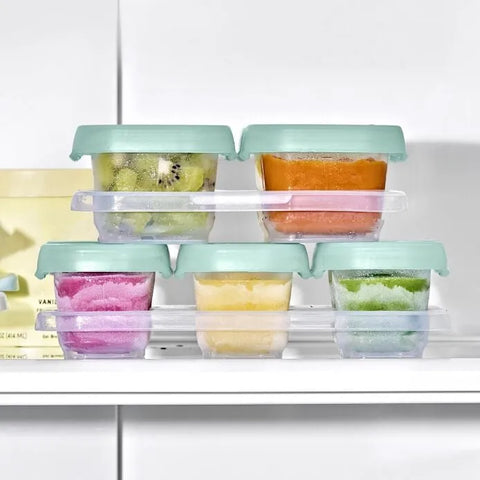 12-Piece Baby Blocks Food Storage Container Set - Opal