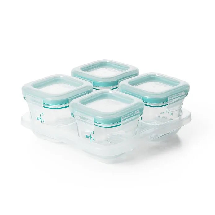 4 oz Glass Baby Blocks™ Freezer Storage Containers