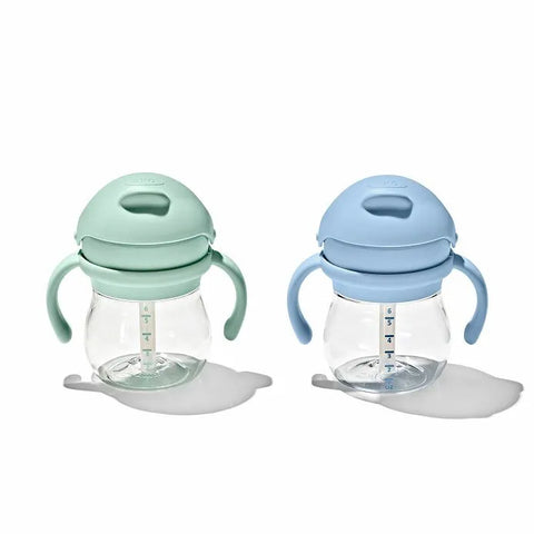 Transitions Straw Cup with Handles Set - 6 Oz