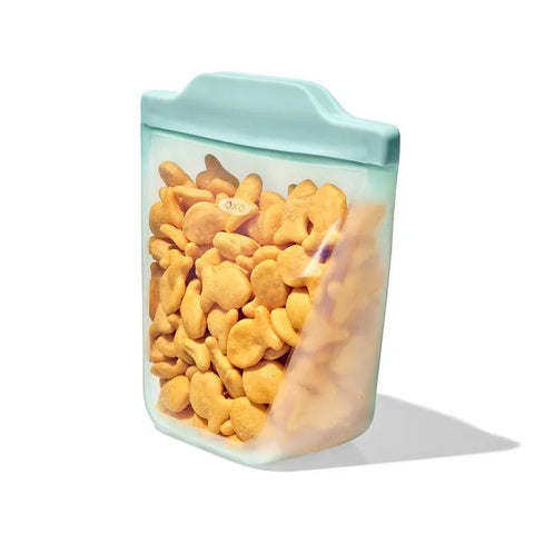 Tot Silicone Reusable Bag - 2-Piece Stand-Up Cup Set