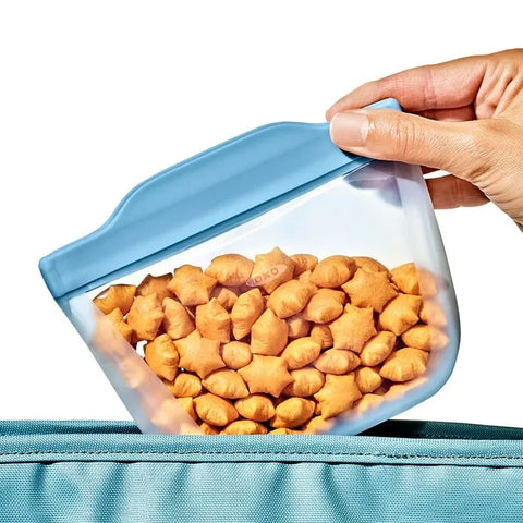 Tot Silicone Reusable Bags – 2 Piece Mixed Snack Set