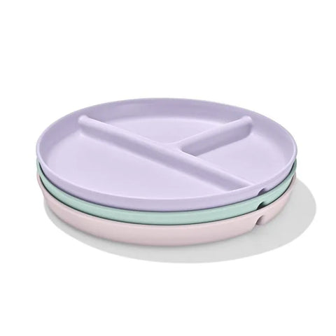 Stackable Divided Plates Set - 3 Pack